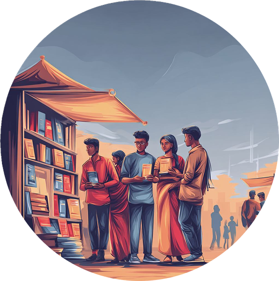 Curated Book Exhibitions & Thematic Book Stalls