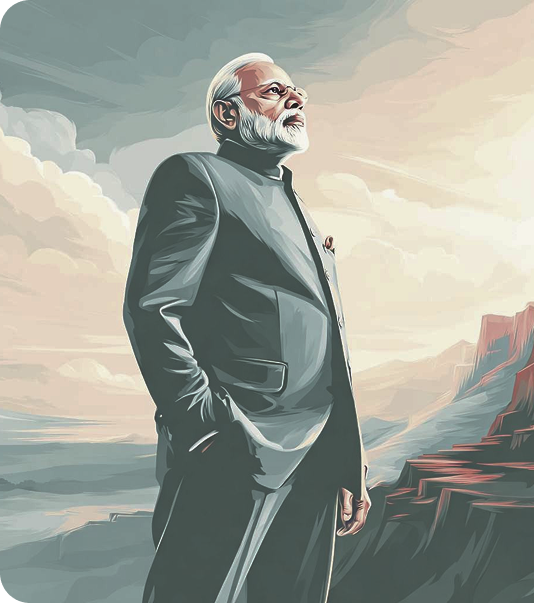 Highlight the Leadership & Vision of PM Narendra Modi