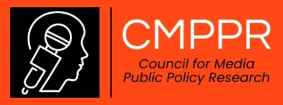 CMPR logo featuring a microphone and profile silhouette with the text “Council for Media Public Policy Research.”